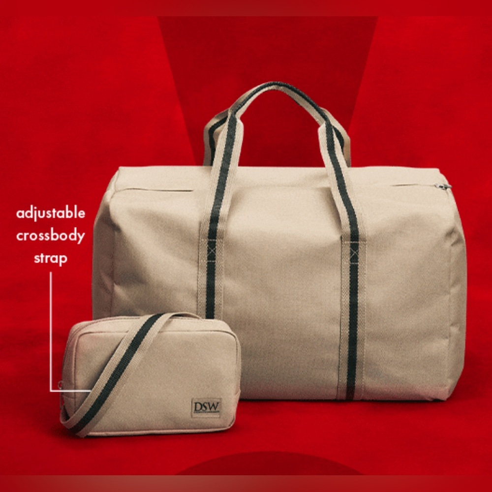 DSW weekender bag and sling